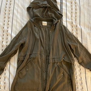 Urban outfitters army green utility parka